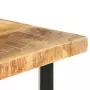 Tavolo da Bar 120x58x107 cm in Legno Ruvido di Mango