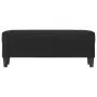 Panca Nera 100x35x41 cm in Similpelle