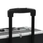 Valigia Trolley per Cosmetici in Alluminio Nero