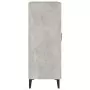 Credenza Grigio Cemento 69,5x34x90 cm in Legno Multistrato