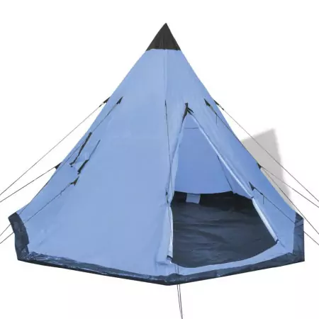 Tenda per 4 persone blu