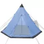 Tenda per 4 persone blu