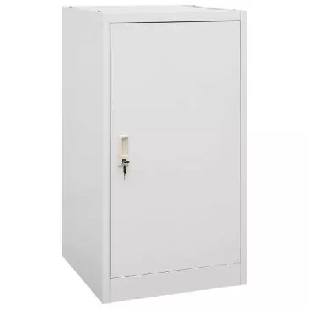 Armadio Porta Sella Grigio Chiaro 53x53x105 cm in Acciaio