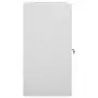 Armadio Porta Sella Grigio Chiaro 53x53x105 cm in Acciaio