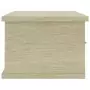 Scaffale Cassetti a Muro Rovere Sonoma 60x26x18,5 cm Truciolato