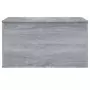 Cassapanca Grigio Sonoma 84x42x46 cm in Legno Ingegnerizzato