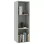 Libreria/Mobile TV Grigio Cemento 36x30x114 cm in Truciolato