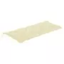 Cuscino per Dondolo Bianco Crema 120 cm in Tessuto