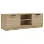 Mobile Porta TV Rovere Sonoma 102x35x36,5 cm Legno Multistrato