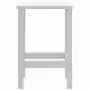 Tavolo da Giardino Adirondack Bianco 38x38x46 cm HDPE