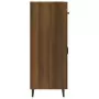 Credenza Rovere Marrone 69,5x34x90 cm in Legno Multistrato