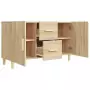 Credenza Rovere Sonoma 100x36x60 cm in Legno Ingegnerizzato