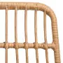 Sedie da Giardino 2pz 48x62x84 cm Rattan PE