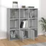 Libreria Grigio Sonoma 98x30x98 cm