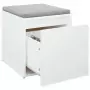 Cassetto Contenitore Bianco 40,5x40x40 cm in Legno Multistrato