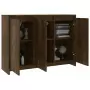 Credenza Rovere Fumo 102x33x75 cm in Truciolato