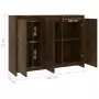 Credenza Rovere Fumo 102x33x75 cm in Truciolato