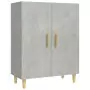 Credenza Grigio Cemento 70x34x90 cm in Legno Multistrato