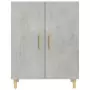 Credenza Grigio Cemento 70x34x90 cm in Legno Multistrato