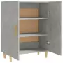 Credenza Grigio Cemento 70x34x90 cm in Legno Multistrato