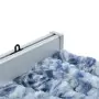 Zanzariera Blu Bianco e Argento  90x220 cm Ciniglia