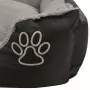 Cuccia per Cani con Cuscino Imbottito Taglia XL Nero