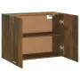 Mobile Pensile Rovere Fumo 80x31x60 cm in Legno Multistrato