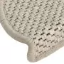 Tappeti Autoadesivi Scale Aspetto Sisal 15 pz 65x25 cm Talpa