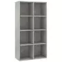 Libreria/Credenza Grigio Cemento 66x30x130 cm in Truciolato