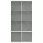 Libreria/Credenza Grigio Cemento 66x30x130 cm in Truciolato