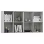 Libreria/Credenza Grigio Cemento 66x30x130 cm in Truciolato