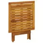 Tavolo da Bistrot 46x46x47 cm in Legno Massello di Acacia