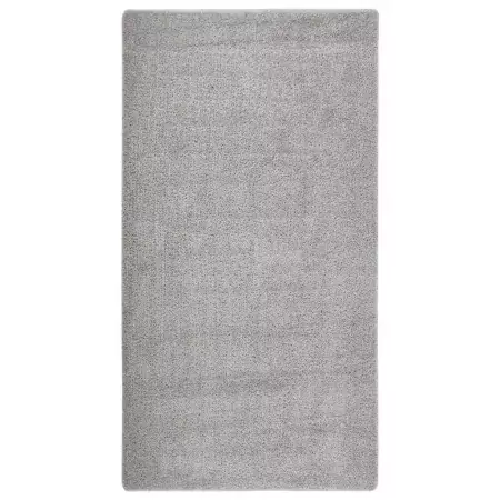 Tappeto Shaggy Grigio Chiaro 80x150 cm Antiscivolo