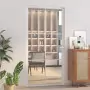 Porta Interna 102,5x201,5 cm Bianca in Vetro ESG e Alluminio