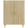 Credenza Rovere Sonoma 70x34x90 cm in Legno Multistrato