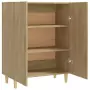 Credenza Rovere Sonoma 70x34x90 cm in Legno Multistrato