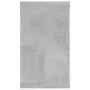 Mensole a Cubo 4 pz Grigio Cemento 80x15x26,5 cm in Truciolato