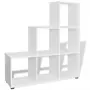 Libreria Scalare / Scaffale Espositore 107 cm Bianco