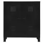 Armadio Classificatore Industriale Nero 90x40x100 cm in Acciaio