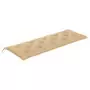 Cuscino per Panca da Giardino Beige 150x50x7 cm in Tessuto