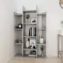 Libreria Grigio Cemento 86x25,5x140 cm in Truciolato