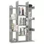 Libreria Grigio Cemento 86x25,5x140 cm in Truciolato