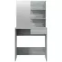 Toeletta con Specchio Grigio Sonoma 74,5x40x141 cm