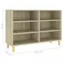 Credenza Rovere Sonoma 103,5x35x70 cm in Truciolato