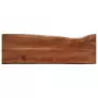 Tavolo Consolle 115x35x76 cm Legno Massello d'Acacia e Ferro