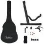 Set Chitarra Classica per Principianti 12 pz Nera 4/4 39"