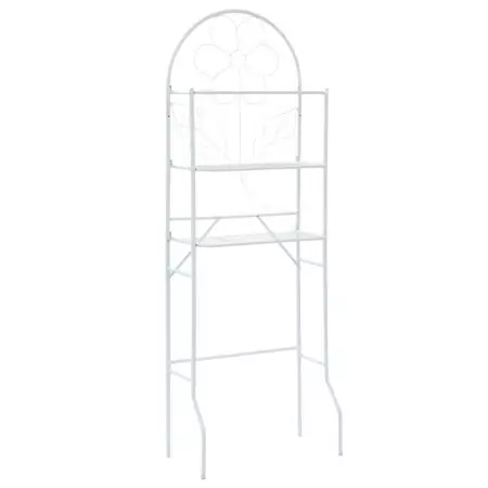 Scaffale da Bagno 60x33x174 cm Bianco