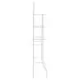 Scaffale da Bagno 60x33x174 cm Bianco