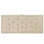 Cuscino per Pallet e Pavimento in Cotone 120x80x10 cm Beige