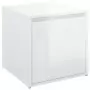 Cassetto Contenitore Bianco Lucido 40,5x40x40 cm in Legno